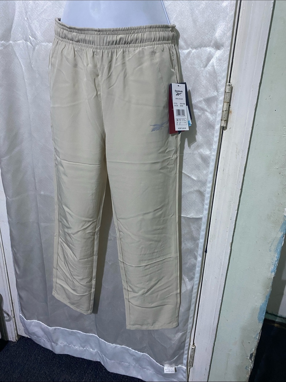 Reebok Kids Light Cream Jogger Pants